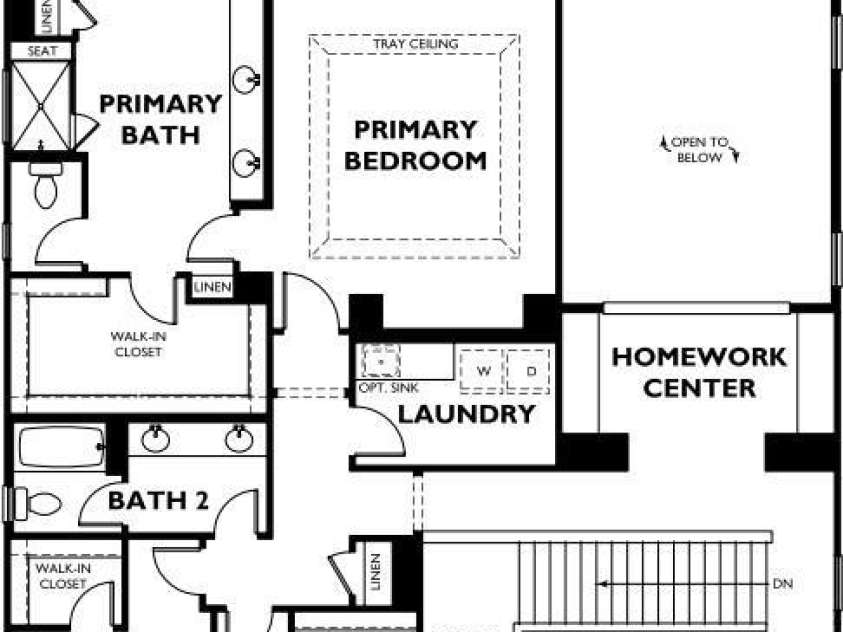 220 Windy Dell Drive, Tega Cay, SC 29708.  MLS# CAR4266344, YatesRealty ID 18198. 2nd Floor example
