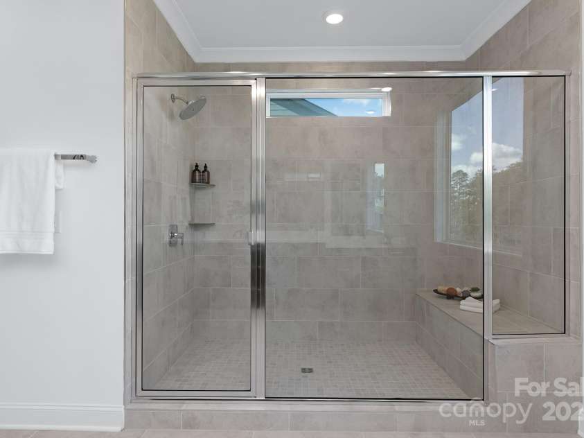 220 Windy Dell Drive, Tega Cay, SC 29708.  MLS# CAR4266344, YatesRealty ID 18198. Primary shower