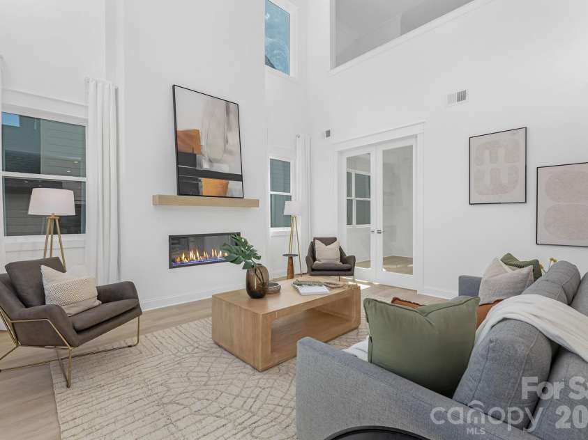 220 Windy Dell Drive, Tega Cay, SC 29708.  MLS# CAR4334670, YatesRealty ID 18198. Staged Living Room