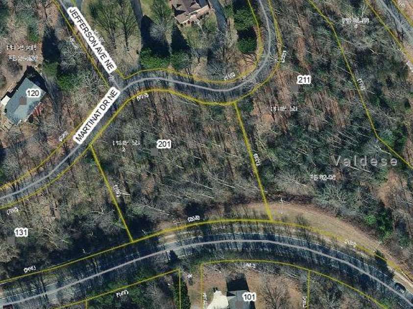 201 Martinat Drive, Morganton, NC 28655.  MLS# CAR4316865, YatesRealty ID 1820. Gis view  lot  2