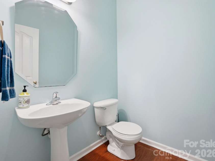 5008 Rosewater Lane, Indian Trail, NC 28079.  MLS# CAR4335449, YatesRealty ID 18201. Main Floor Half Bathroom