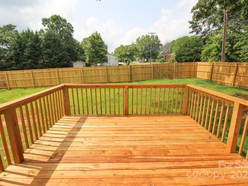 205 Church Street, Morganton, NC 28655.  MLS# CAR4267511, YatesRealty ID 18206. Large Deck