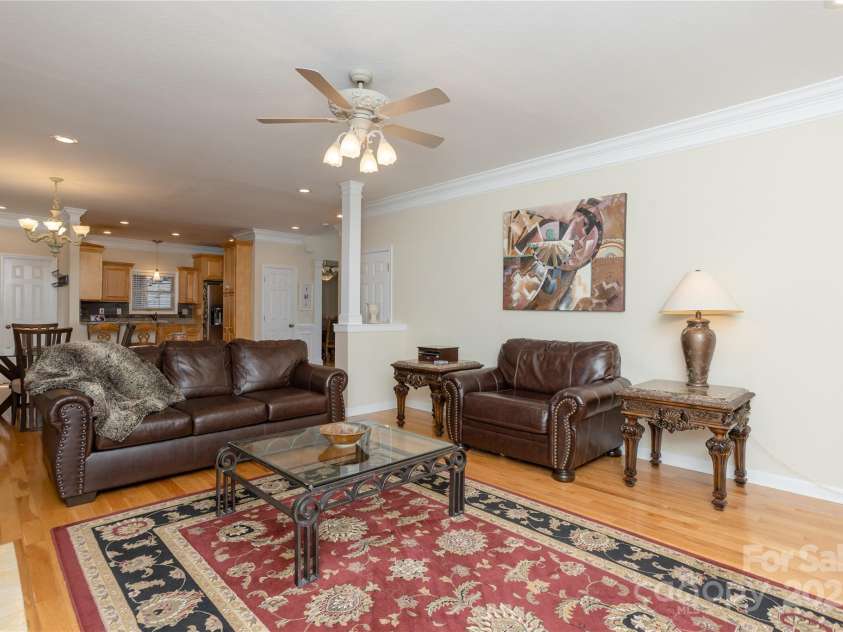 219 Rivercrest Boulevard, Arden, NC 28704.  MLS# CAR4124983, YatesRealty ID 1821. Spacious Living Room