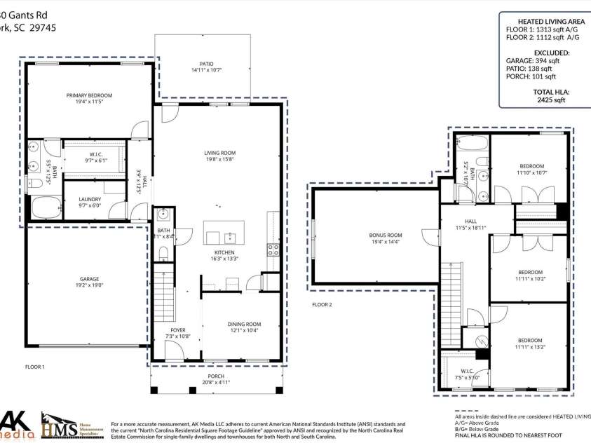 730 Gants Road, York, SC 29745.  MLS# CAR4313504, YatesRealty ID 1821. 