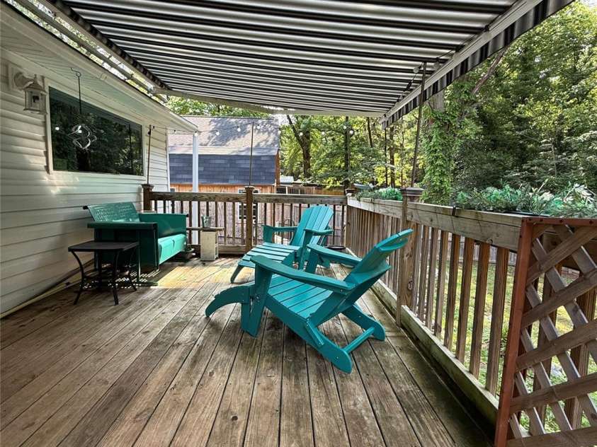 113 Elwood Street, Kannapolis, NC 28081.  MLS# CAR4266115, YatesRealty ID 18215. RearDeck with Awning