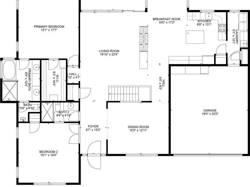 127 Poppy Lane, Asheville, NC 28803.  MLS# CAR4252357, YatesRealty ID 18218. Main Level