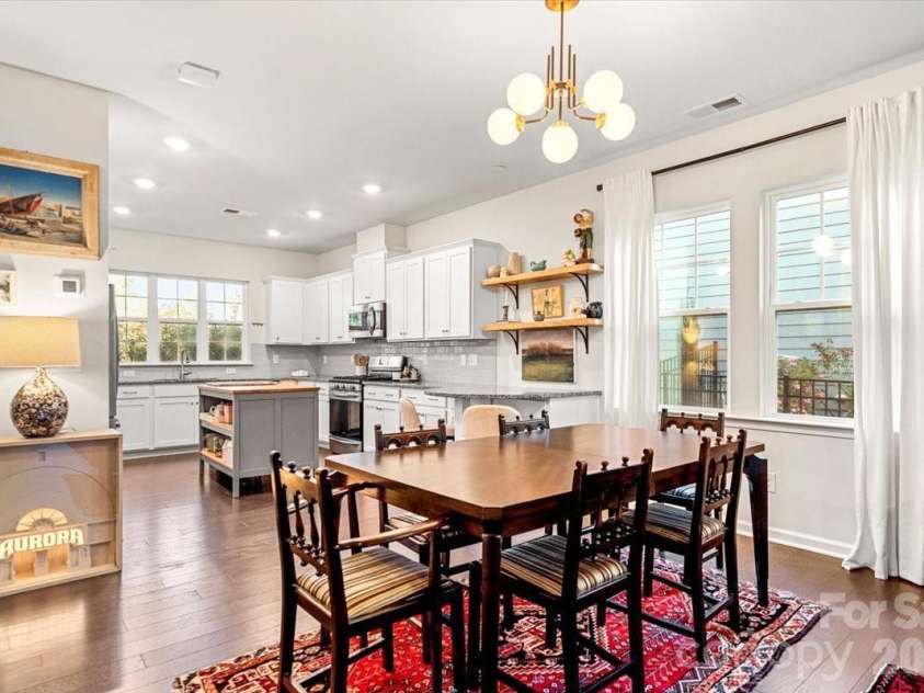 134 Dry Rivers Lane, Mooresville, NC 28117.  MLS# CAR4376553, YatesRealty ID 18227. Dining Area