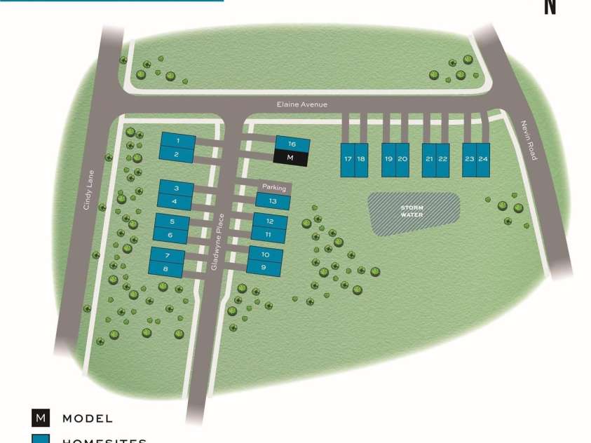 2225 Gladwyne Place, Charlotte, NC 28269.  MLS# CAR4372215, YatesRealty ID 18233. Community Map
