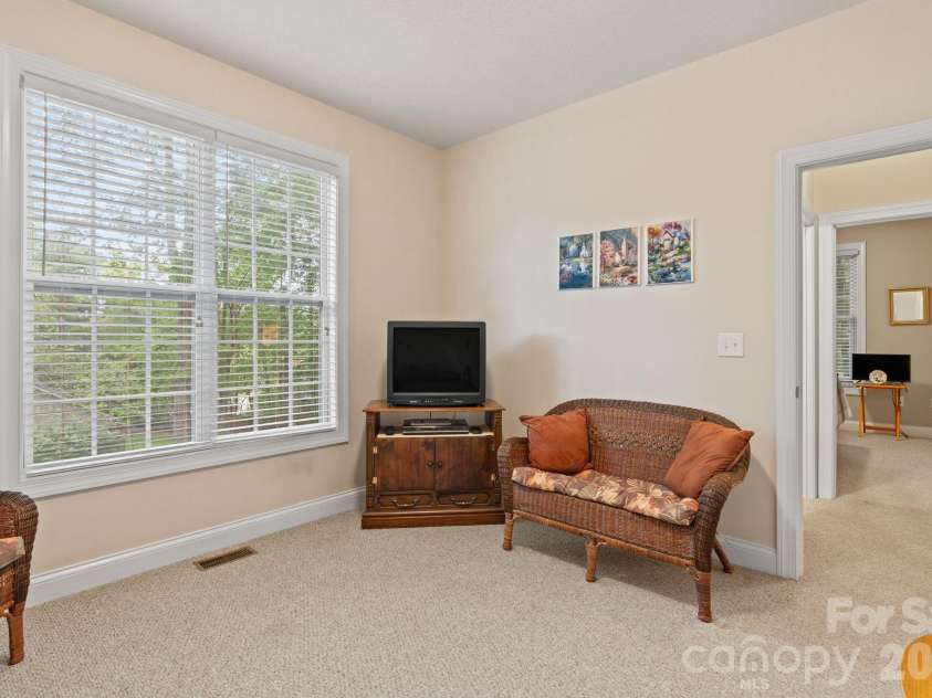 112 Chestnut Lane, Hendersonville, NC 28792.  MLS# CAR4369682, YatesRealty ID 18244. Bedroom #2 Northwest corner.