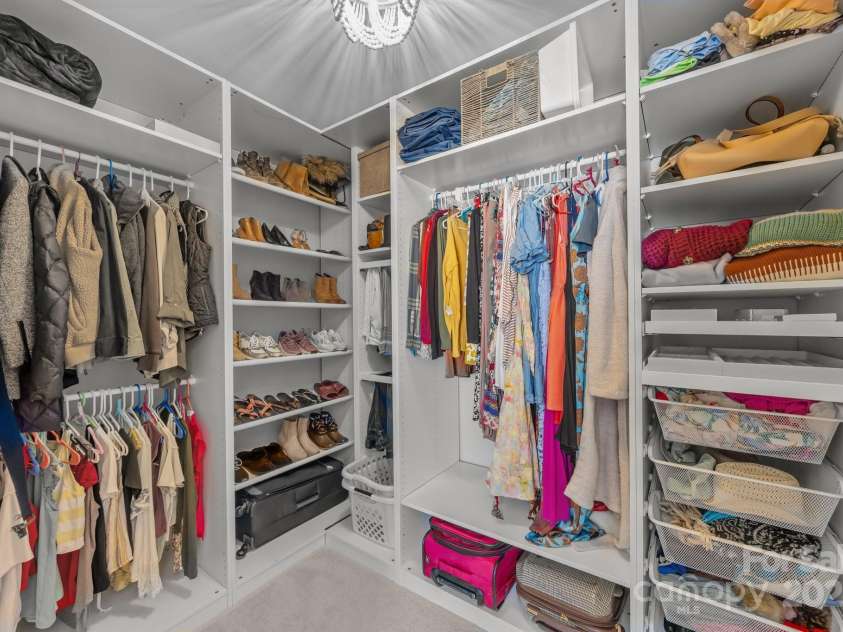 347 Wildbriar Road, Fletcher, NC 28732.  MLS# CAR4250812, YatesRealty ID 18254. Closets outfitted with built-in shelving, drawers, and hanging space for maximum organization