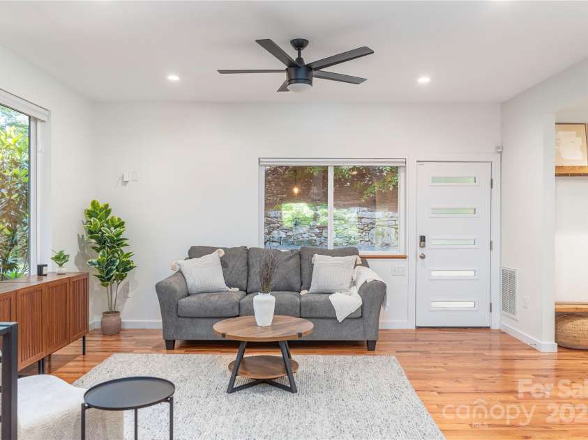 79 Euclid Boulevard, Asheville, NC 28806.  MLS# CAR4253101, YatesRealty ID 18258. Canned lighting on dimmer switches allow you to create ambiance at any hour of the day