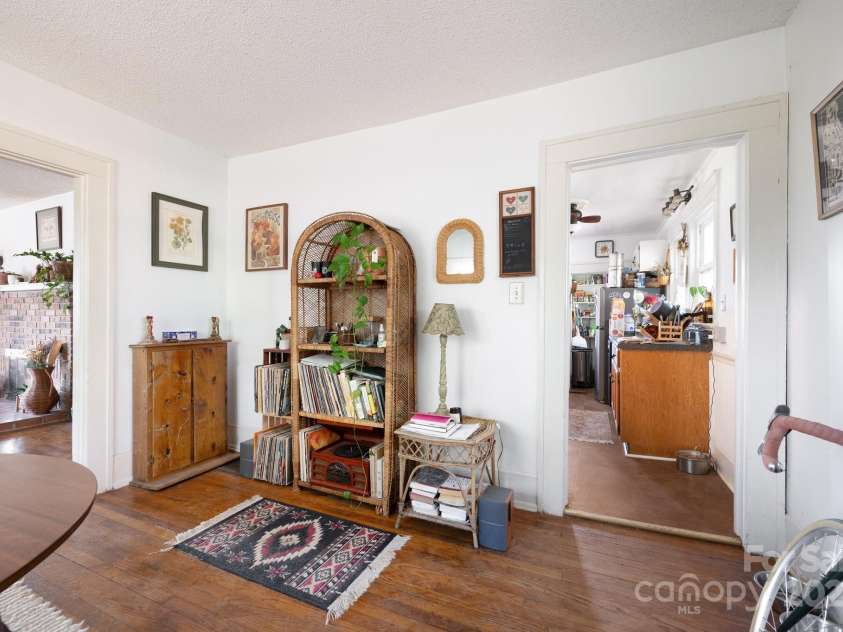 17 & 19 Hubbard Avenue, Asheville, NC 28806.  MLS# CAR4259488, YatesRealty ID 1826. Dining room leading to kitchen