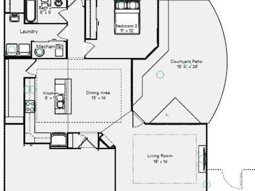 4180 Creek Bridge Circle, Charlotte, NC 28213.  MLS# CAR4331974, YatesRealty ID 1827. Not Actual Property