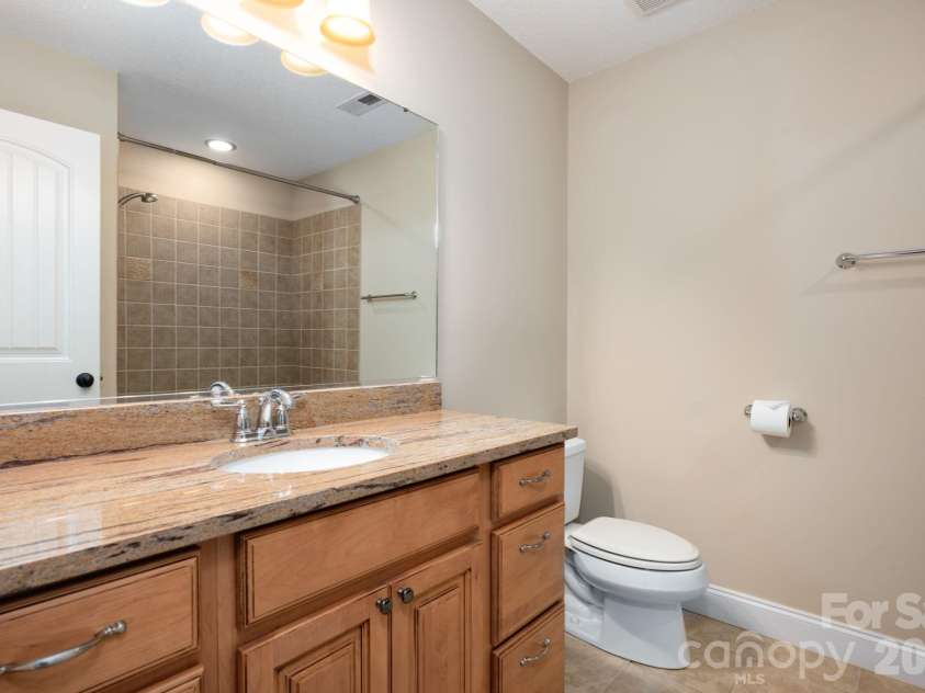 17 Bohemian Lane, Asheville, NC 28805.  MLS# CAR4374681, YatesRealty ID 18270. Second Bathroom has GraniteVanity