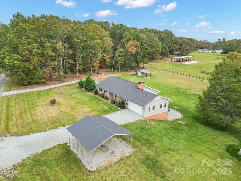 1926 Hopewell Church Road, Sherrills Ford, NC 28673.  MLS# CAR4196104, YatesRealty ID 18272. Arial Side Carport
