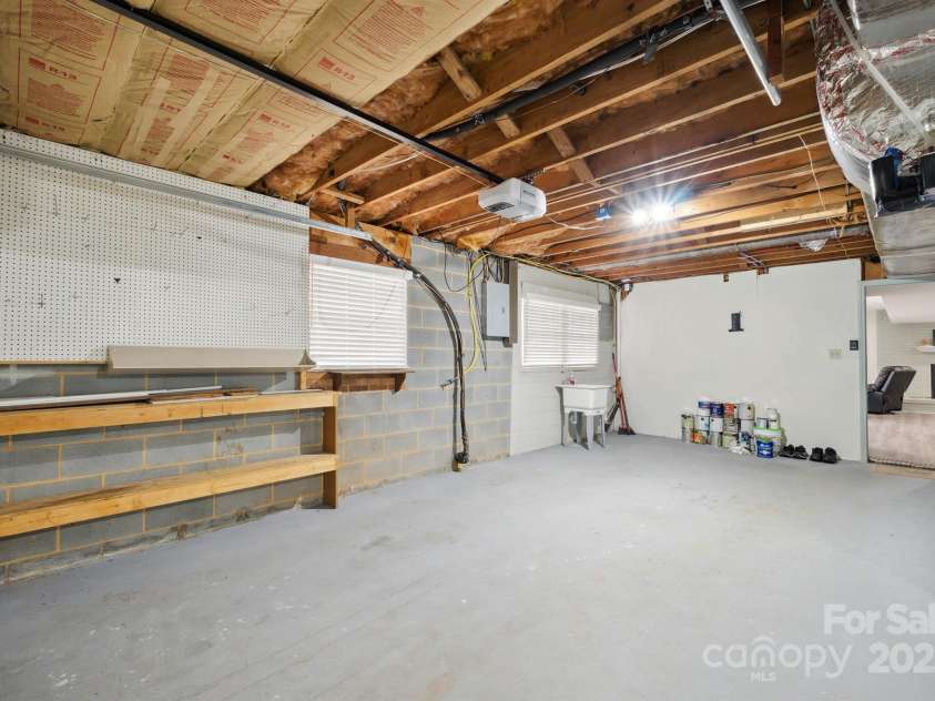 1926 Hopewell Church Road, Sherrills Ford, NC 28673.  MLS# CAR4196104, YatesRealty ID 18272. Basement Garage and Workshop