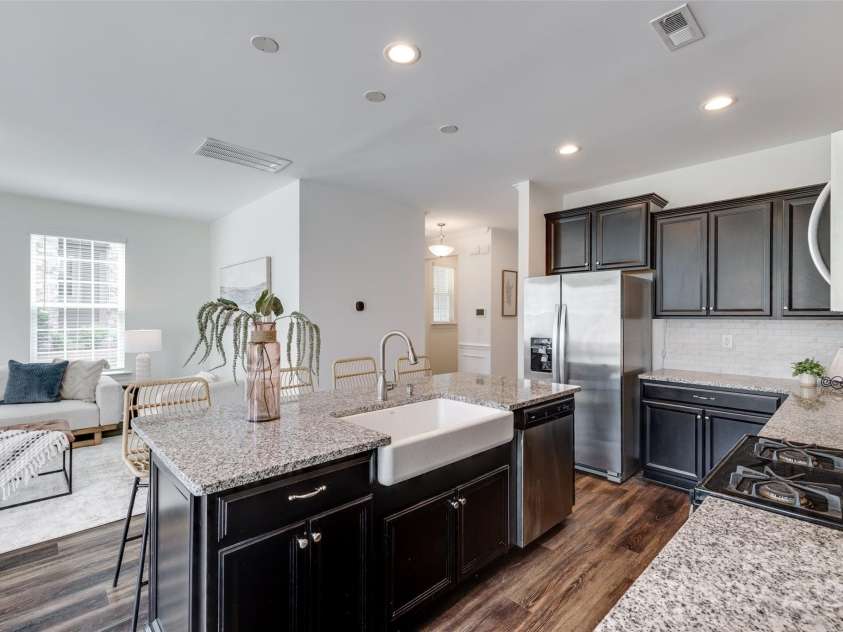 5836 Clan Maclaine Drive, Charlotte, NC 28278.  MLS# CAR4259944, YatesRealty ID 18274. High end appliance and Farmhouse Sink