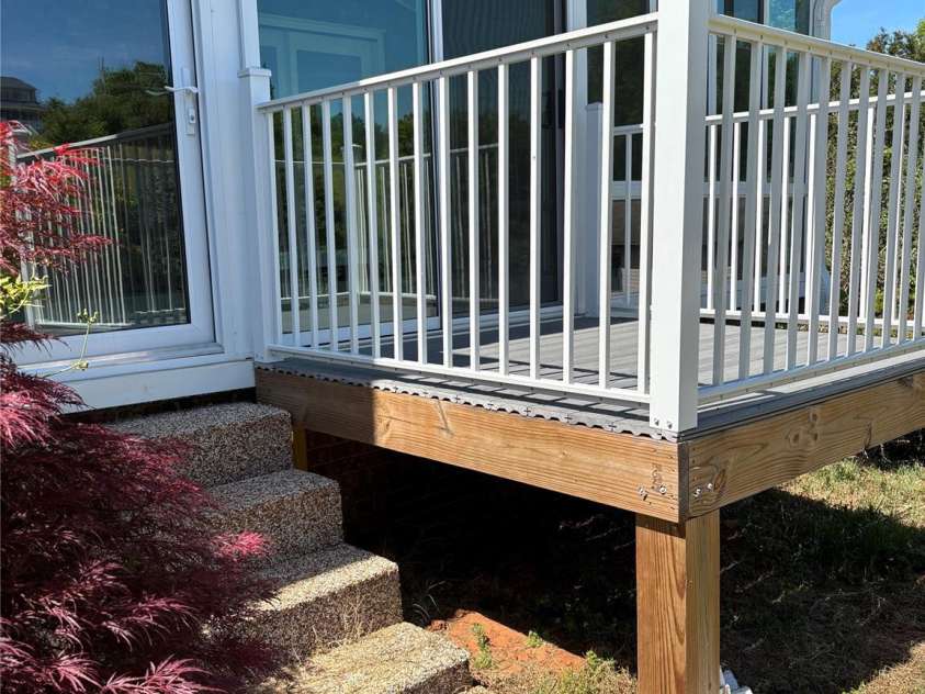 1633 Jamestown Road, Morganton, NC 28655.  MLS# CAR4282271, YatesRealty ID 18279. Deck for grilling or enjoying the sun