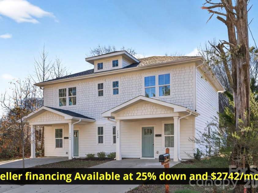 729 Wabash Avenue, Charlotte, NC 28208.  MLS# CAR4330495, YatesRealty ID 18286. Seller financing available with 25% down, and $2742/mo Payments!