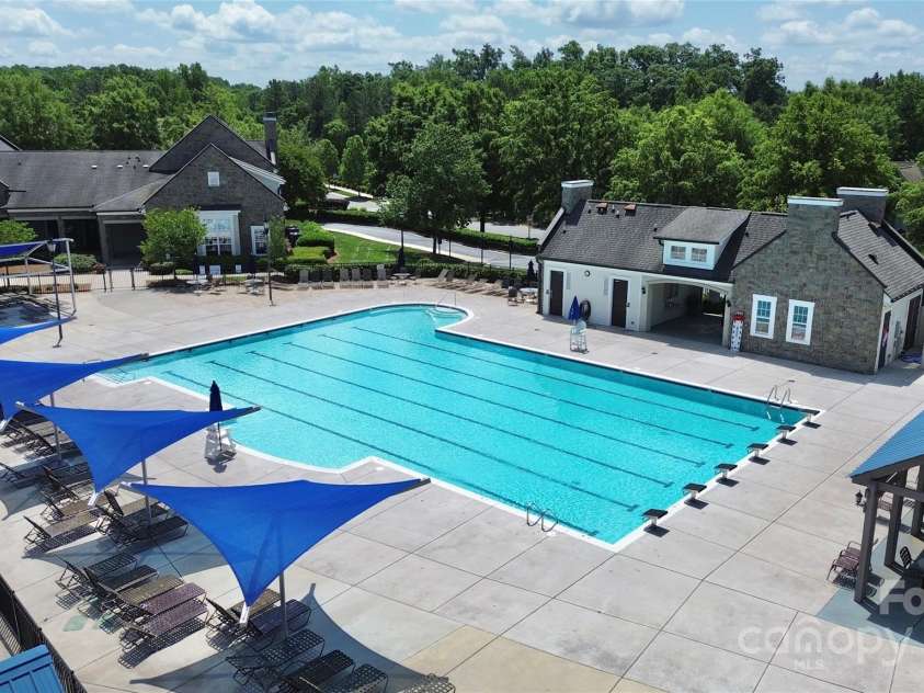 8916 Inverness Bay Road, Charlotte, NC 28278.  MLS# CAR4258017, YatesRealty ID 18286. Closer view of the pool