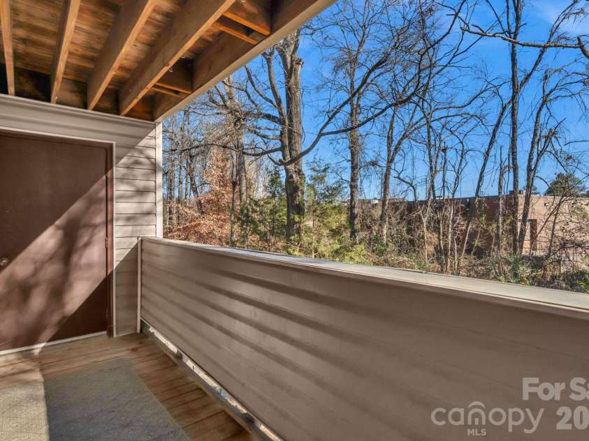 7530 Pebblestone Drive, Charlotte, NC 28212.  MLS# CAR4335858, YatesRealty ID 18292. Balcony Storage 2