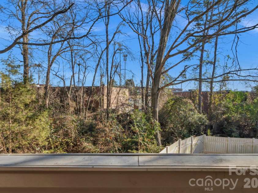 7530 Pebblestone Drive, Charlotte, NC 28212.  MLS# CAR4335858, YatesRealty ID 18292. Balcony View