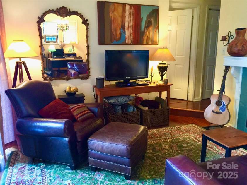 1101 Morehead Street, Charlotte, NC 28204.  MLS# CAR4276615, YatesRealty ID 18298. Living room setup when it was owner occupied.