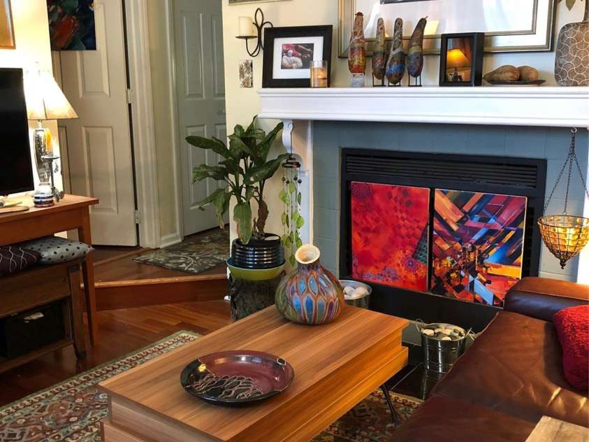 1101 Morehead Street, Charlotte, NC 28204.  MLS# CAR4276615, YatesRealty ID 18298. Living room setup when it was owner occupied.