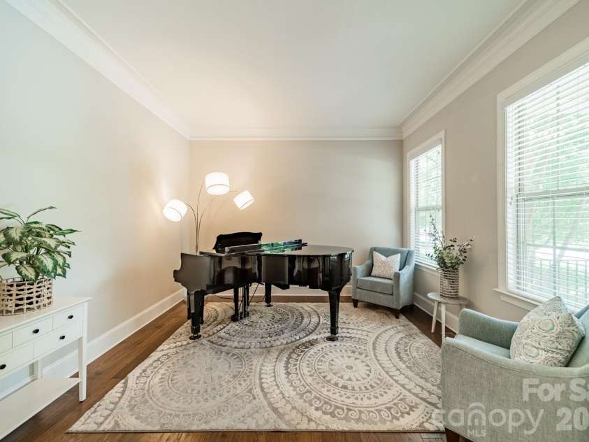 8108 Tosomock Lane, Huntersville, NC 28078.  MLS# CAR4372978, YatesRealty ID 18298. Study/Music Room