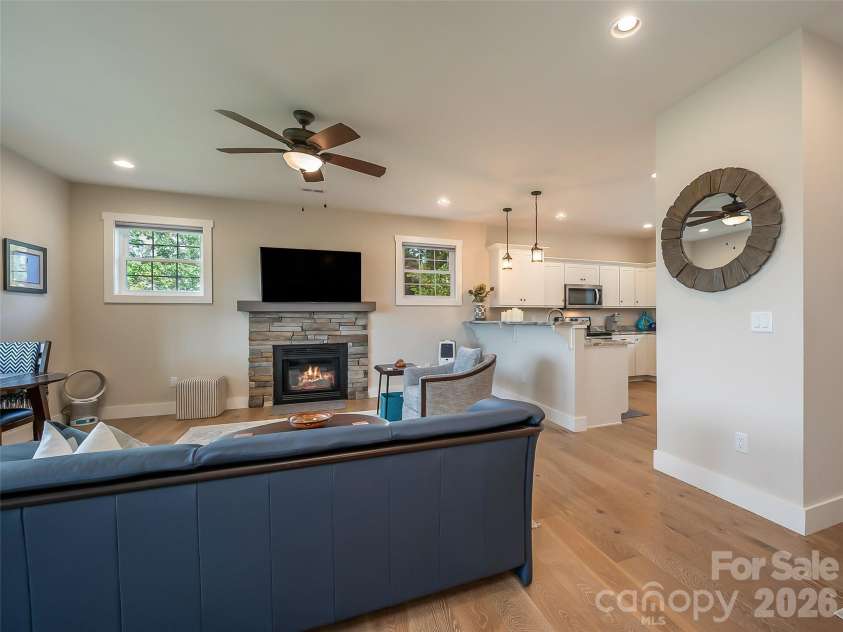 146 Red Hawk Knoll, Lake Lure, NC 28746.  MLS# CAR4334221, YatesRealty ID 18311. Open to kitchen