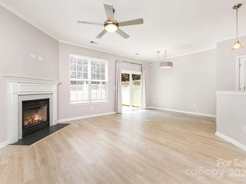 230 Dawn Mist Lane, Fort Mill, SC 29708.  MLS# CAR4264170, YatesRealty ID 18317. Eat in kitchen area just inside the sliding glass doors, which were recently replaced.