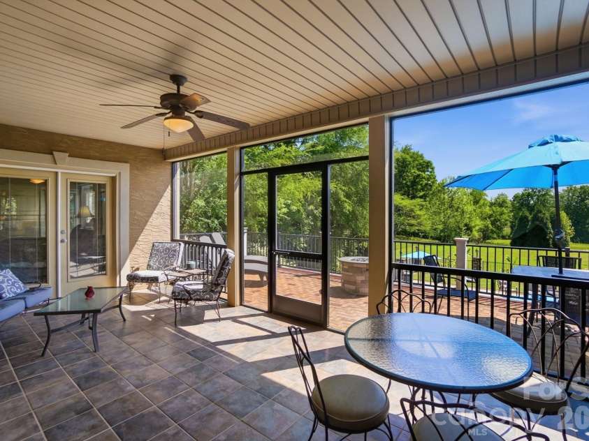 159 Riverchase Lane, Mooresville, NC 28115.  MLS# CAR4372819, YatesRealty ID 18318. MAIN LEVEL SCREENED PORCH