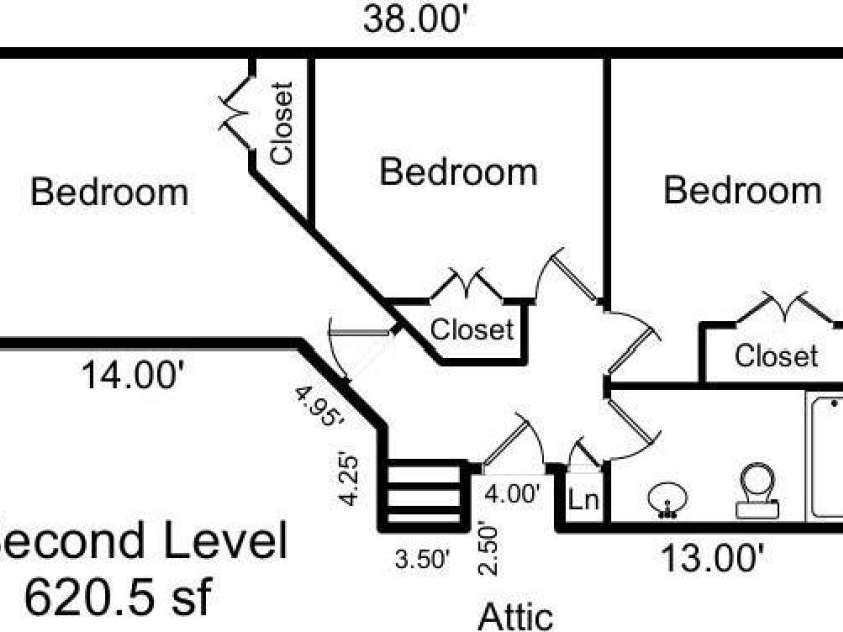 3038 Twin Peaks Court, Monroe, NC 28110.  MLS# CAR4251665, YatesRealty ID 18319. Second Floor