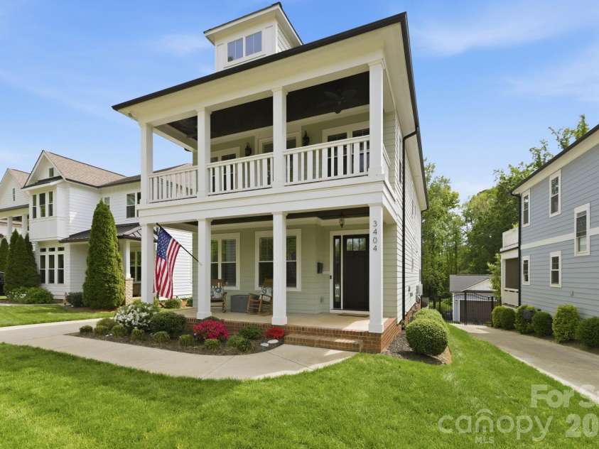 3404 Cosby Place, Charlotte, NC 28205.  MLS# CAR4366736, YatesRealty ID 18321. 