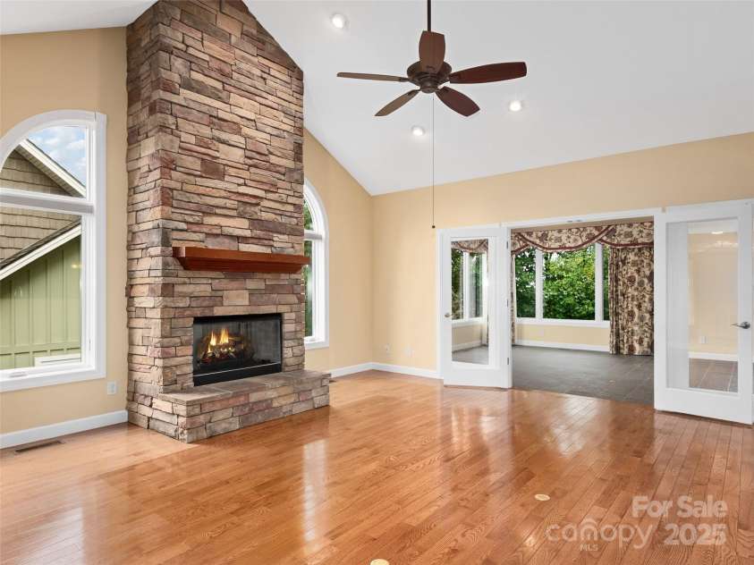 54 Deep Valley Lane, Hendersonville, NC 28791.  MLS# CAR4235346, YatesRealty ID 18323. Great Room 14'2