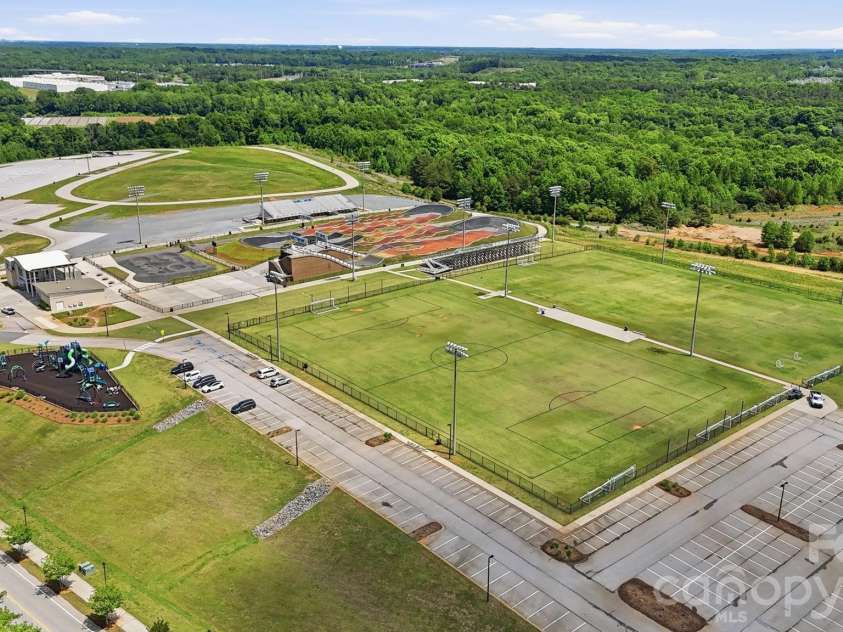 729 Veloway Drive, Rock Hill, SC 29730.  MLS# CAR4376422, YatesRealty ID 18325. BMX track and sport fields