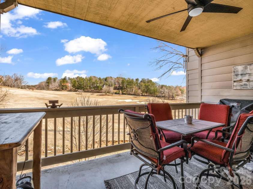 158 Stonecrest Court, Lake Lure, NC 28746.  MLS# CAR4230404, YatesRealty ID 1833. Covered porch