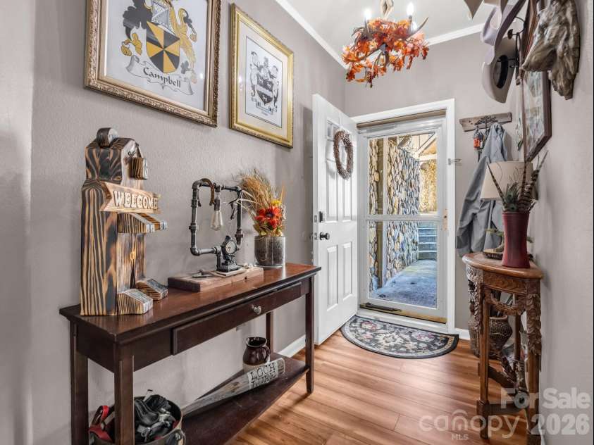 158 Stonecrest Court, Lake Lure, NC 28746.  MLS# CAR4230404, YatesRealty ID 1833. Entry