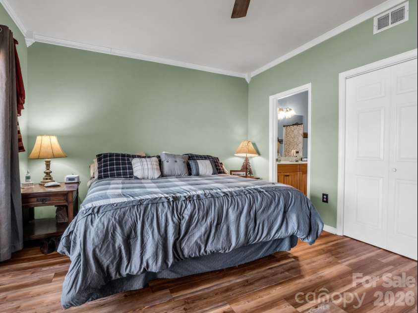 158 Stonecrest Court, Lake Lure, NC 28746.  MLS# CAR4230404, YatesRealty ID 1833. Primary bed