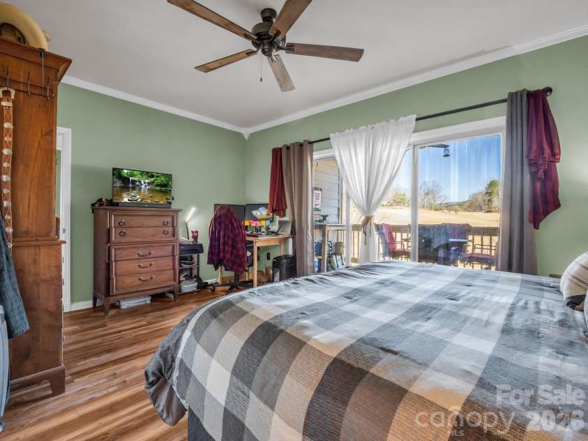 158 Stonecrest Court, Lake Lure, NC 28746.  MLS# CAR4230404, YatesRealty ID 1833. Primary bed
