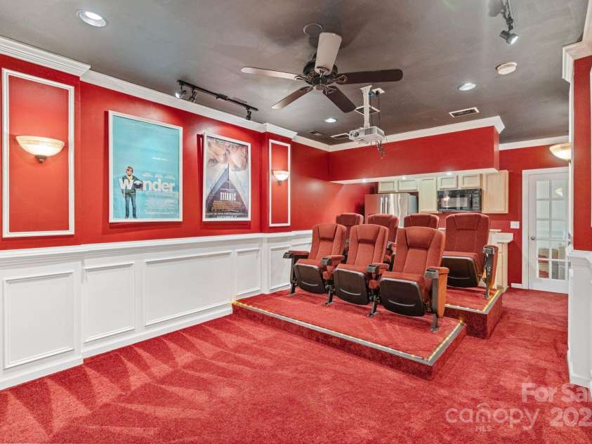 1929 Faison Avenue, Fort Mill, SC 29708.  MLS# CAR4253892, YatesRealty ID 18331. Movie Theater Room