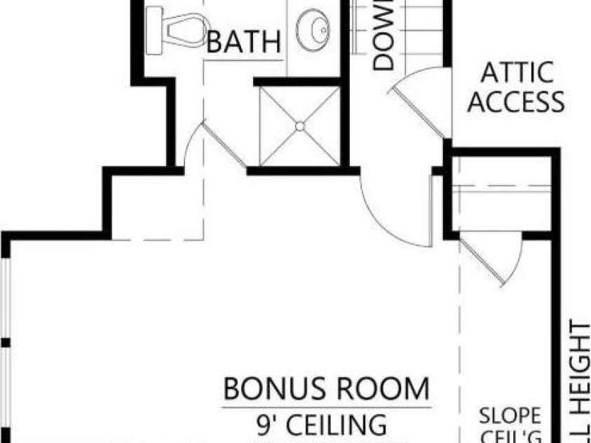 0000 Woodhill Cove Lane, Denver, NC 28037.  MLS# CAR4265882, YatesRealty ID 18334. Finished Room and Bath above the garage