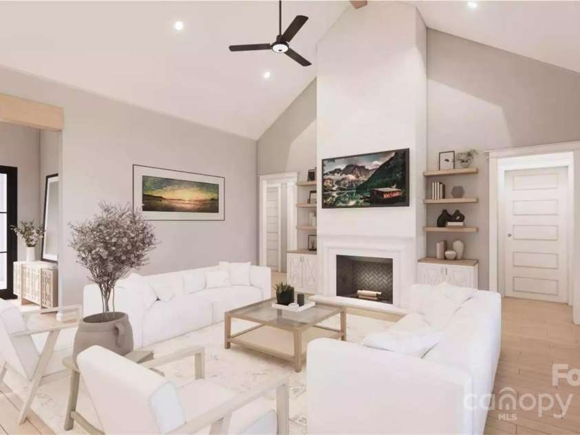 0000 Woodhill Cove Lane, Denver, NC 28037.  MLS# CAR4265882, YatesRealty ID 18334. Proposed 2nd Option Living Room with fireplace