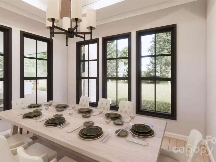 0000 Woodhill Cove Lane, Denver, NC 28037.  MLS# CAR4265882, YatesRealty ID 18334. Proposed Dining Room