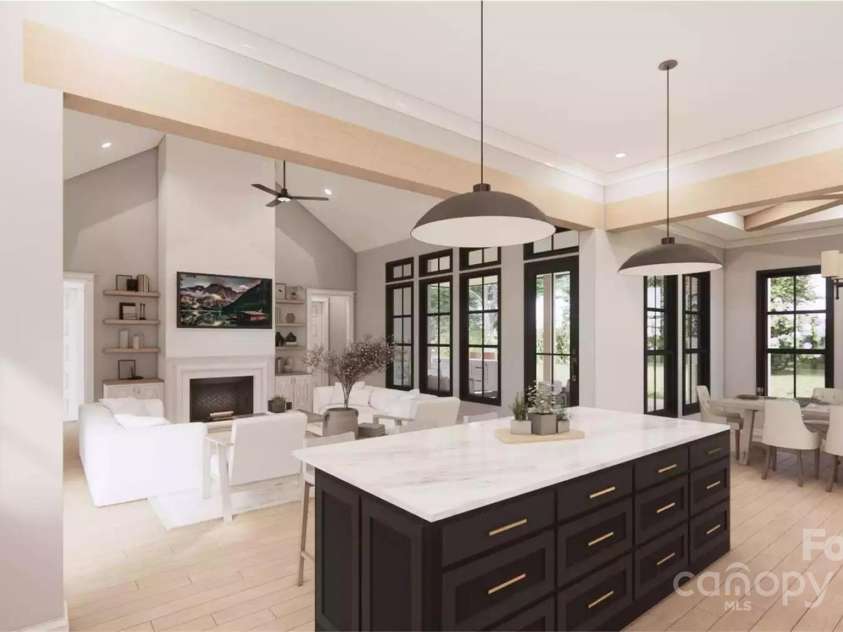 0000 Woodhill Cove Lane, Denver, NC 28037.  MLS# CAR4265882, YatesRealty ID 18334. Proposed Kitchen dark island