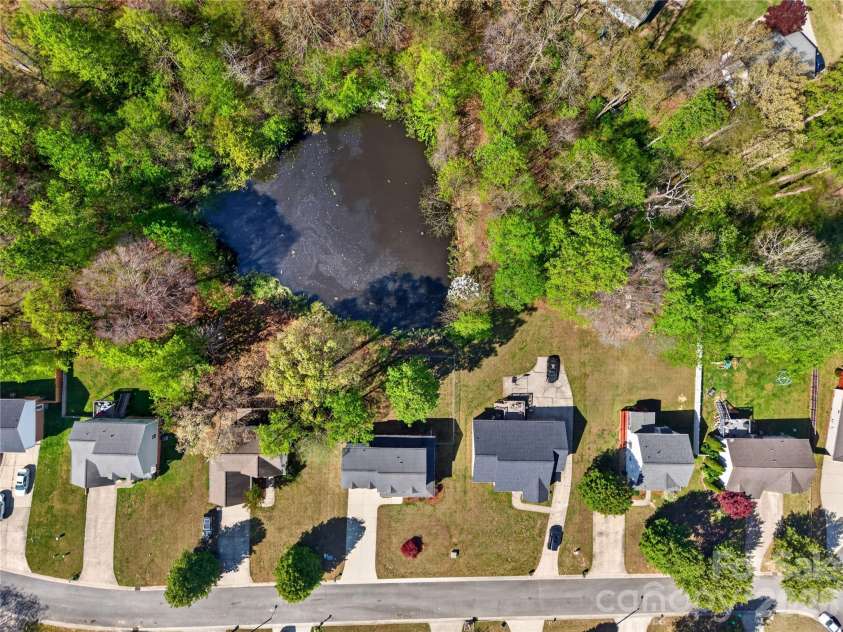 7 Collin Lane, Thomasville, NC 27360.  MLS# CAR4369183, YatesRealty ID 18344. Drone above shot