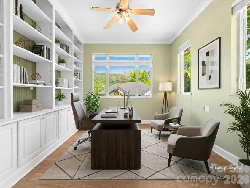 16 Chickadee Lane, Fairview, NC 28730.  MLS# CAR4375126, YatesRealty ID 18349. The study
