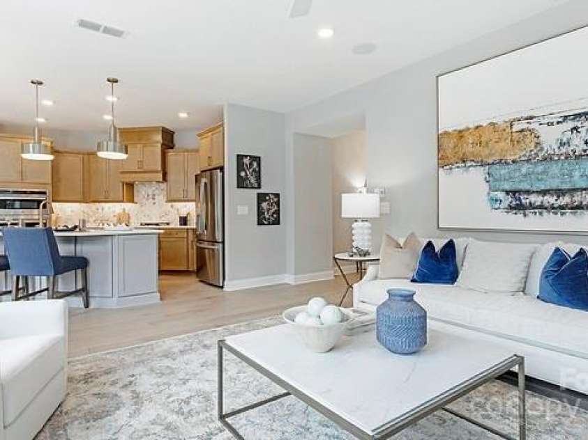 8111 Stillhouse Lane, Harrisburg, NC 28075.  MLS# CAR4330740, YatesRealty ID 1835. Not Actual Property - Living Room