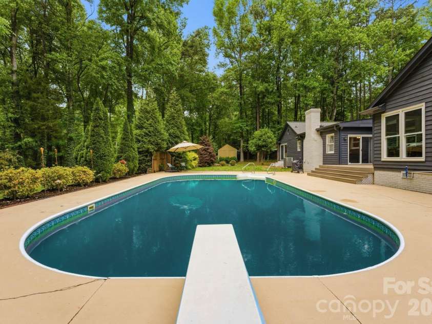 20200 Floral Lane, Cornelius, NC 28031.  MLS# CAR4374755, YatesRealty ID 18352. Pool with Diving Board