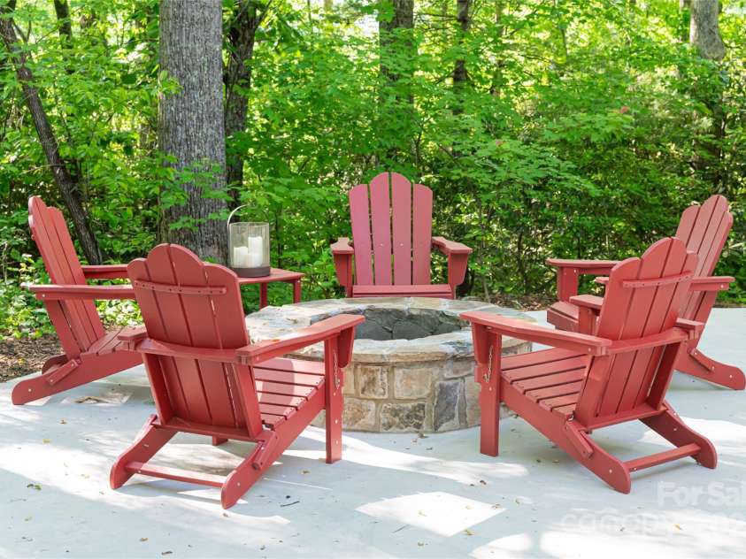 103 Blue Sky Lane, Hendersonville, NC 28792.  MLS# CAR4268920, YatesRealty ID 18359. Fire pit